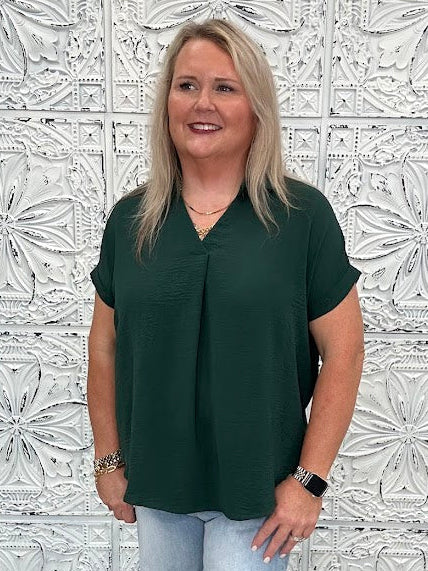 Essential Air Flow V-Neck Blouse