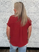 Essential Air Flow V-Neck Blouse