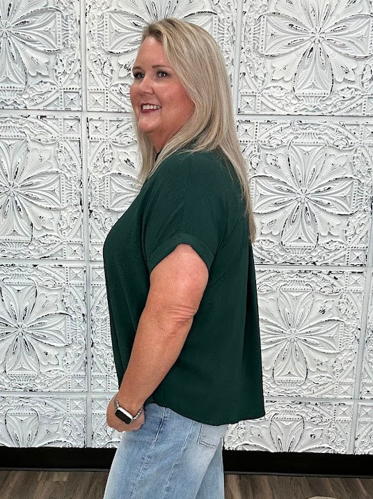 Essential Air Flow V-Neck Blouse