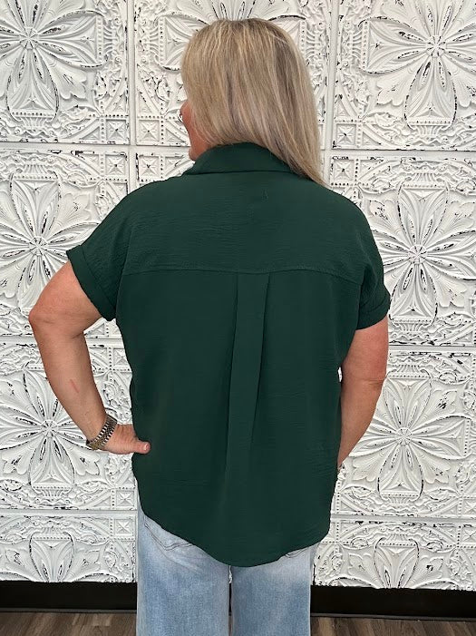 Essential Air Flow V-Neck Blouse
