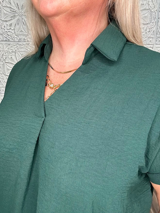 Essential Air Flow V-Neck Blouse
