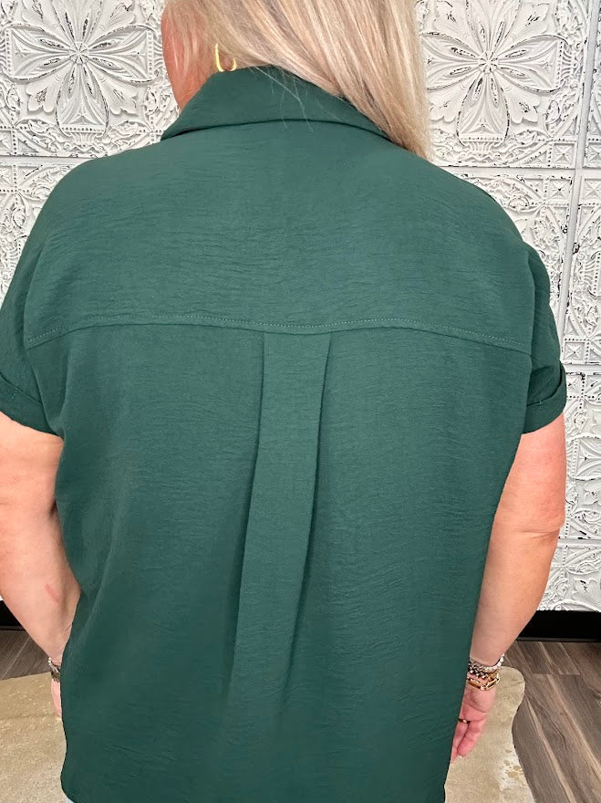 Essential Air Flow V-Neck Blouse