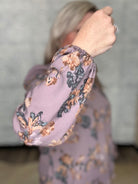 Floral Print Long Sleeve Blouse