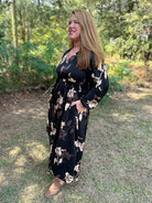 Floral Smocked Waist Maxi Dress