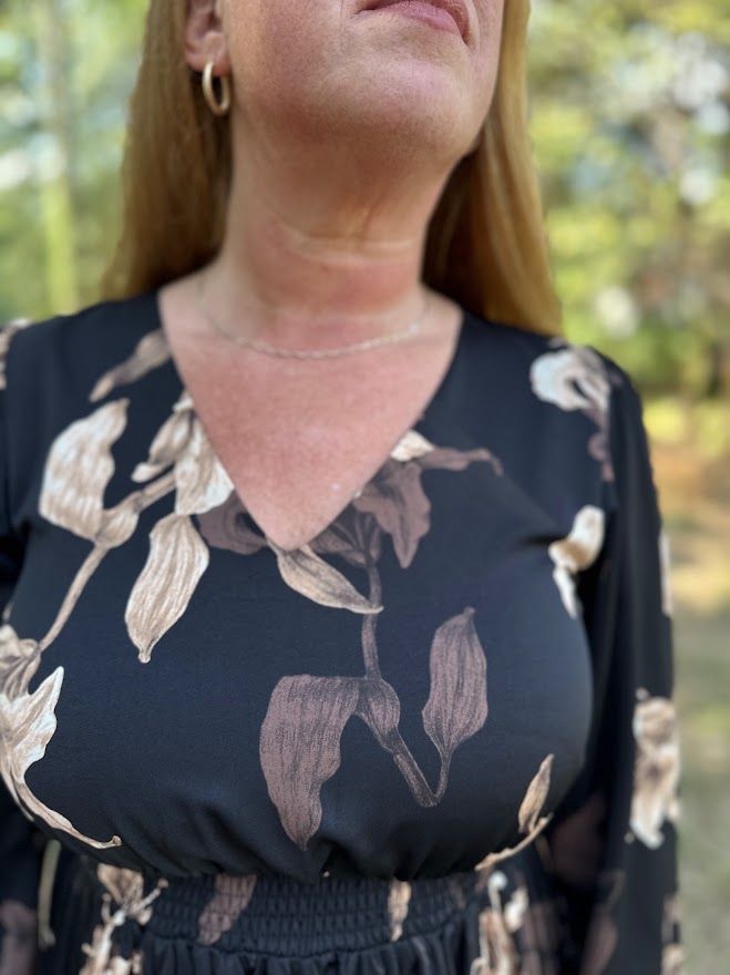 Floral Smocked Waist Maxi Dress