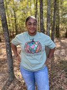 Hello Fall tee, pumpkin graphic shirt, fall graphic tee, women’s autumn t-shirt, seasonal graphic top, cute fall shirt, boutique pumpkin tee, fall festival outfit
