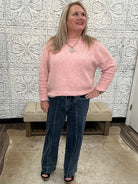 high rise jeans, wide leg jeans, front seam jeans, 29 inch inseam jeans, stretch denim, flattering wide leg denim