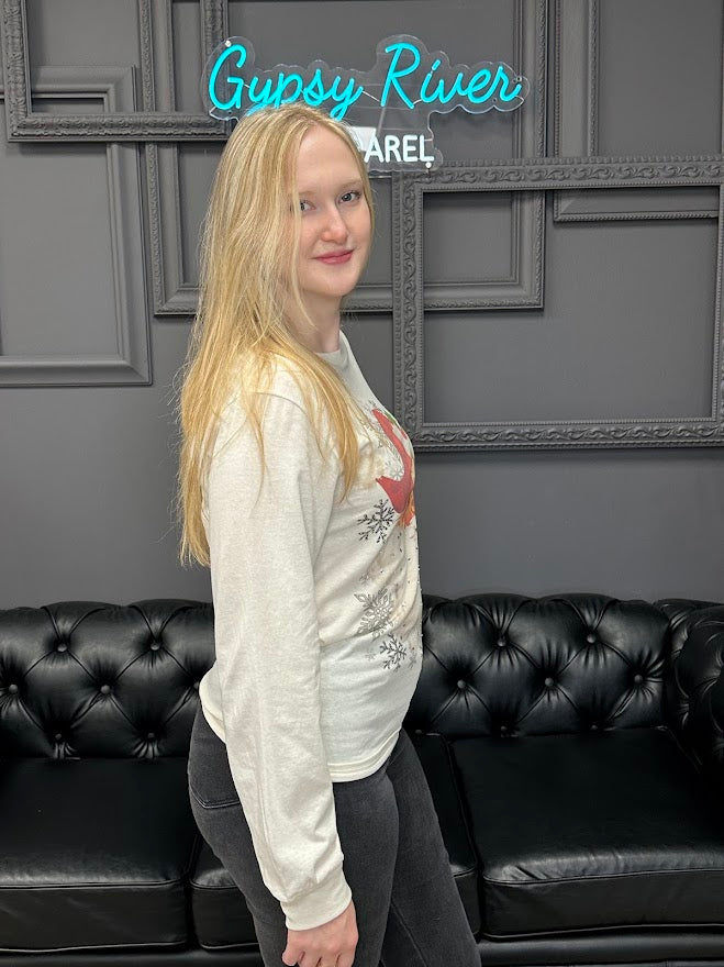 vintage santa shirt, rhinestone christmas top, holiday long sleeve tee, festive graphic shirt, retro santa claus shirt, christmas rhinestone tee, santa boyfriend tee, women’s holiday shirt