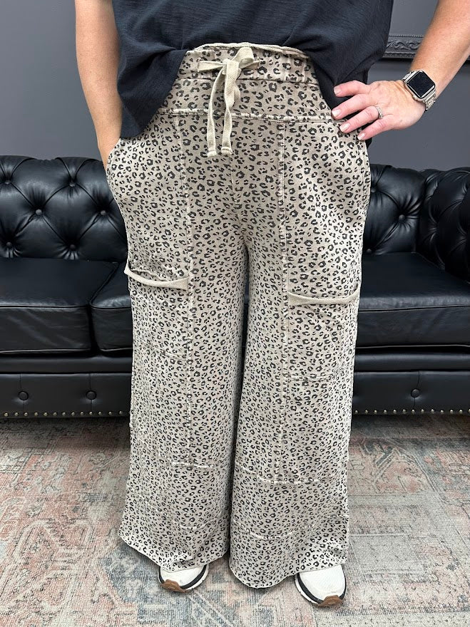 wide leg pants, printed lounge pants, drawstring pants, boho pants, relaxed fit trousers, boutique pants, soft flowy pants, everyday comfort wear, casual printed bottoms, rayon wide leg pants