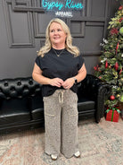 wide leg pants, printed lounge pants, drawstring pants, boho pants, relaxed fit trousers, boutique pants, soft flowy pants, everyday comfort wear, casual printed bottoms, rayon wide leg pants