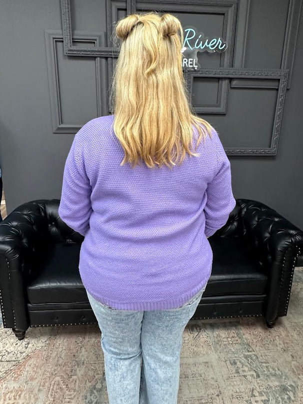 round neck sweater, basic sweater, midweight sweater, women’s knit sweater, everyday sweater, layering sweater, boutique sweaters, Gypsy River Apparel