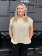 sweater vest, oversized sweater vest, crew neck sweater vest, women’s sweater vest, layering top, boutique sweaters, Gypsy River Apparel