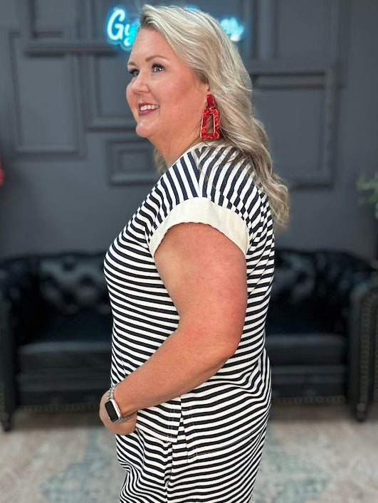 striped lounge shorts women, matching set shorts, comfy casual shorts, boutique lounge wear, relaxed fit striped shorts