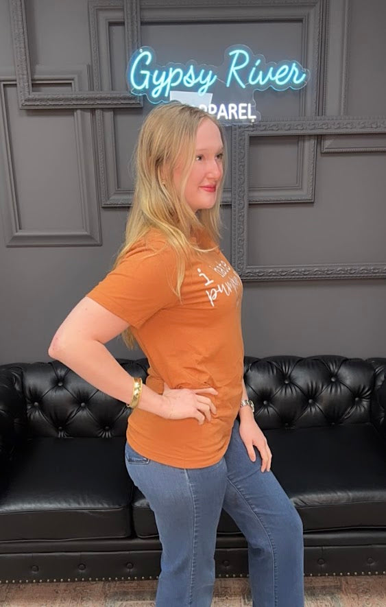 Keywords: funny t-shirt, fall graphic tee, sarcastic pumpkin spice shirt, witty autumn shirt, Bella Canvas 3001, unisex graphic tee, novelty humor, everyday wear, cozy clothes, street fashion, trendy shirts, seasonal apparel, sarcastic humor