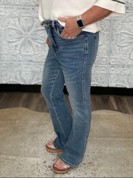 Judy Blue High Waist Tummy Control Daisy Bootcut Jeans – Multi Inseam