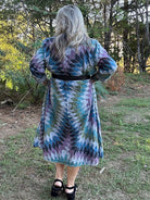Kaleidoscope Reversible Printed Trench Dress