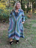 Kaleidoscope Reversible Printed Trench Dress