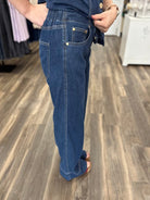 liverpool denim pants, wide leg denim pants women, tie waist denim pants, boutique matching set denim, flowy denim pants women, premium denim wide leg