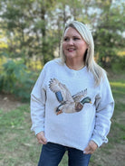 Mallard Duck Graphic Sweatshirt