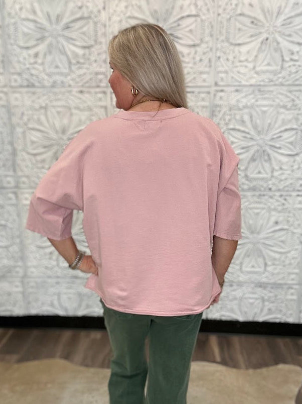 Mallard Duck Patchwork Dolman Sleeve Knit Top