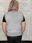Mixed Stripe Patchwork Sleeveless Knit Top