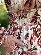 Mosaic Tiered Maxi Dress