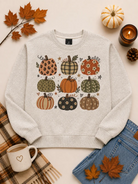 Painted Pumpkin Graphic Sweatshirt