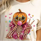 Pumpkin Head Skeleton T-Shirt
