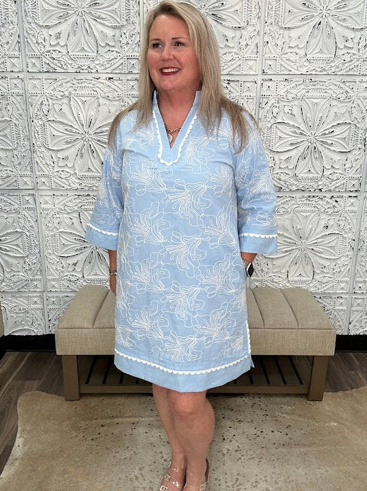 Lyric 3D Embroidery Dress Large