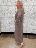 Soft Modal 2-Piece Tank Dress & Long Sleeve Top Set