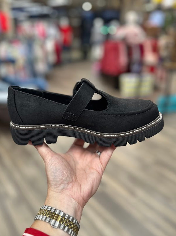 Very G Roni Black Mary Jane Loafer