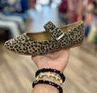 Very G Samantha Leopard Mary Jane Flat