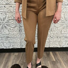 Brown Ladies Suit Pants