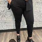Black ladies suit pants 